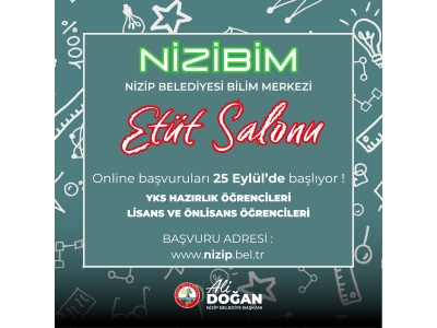 NİZİBİM Etüt Salonunda Kayıt Zamanı