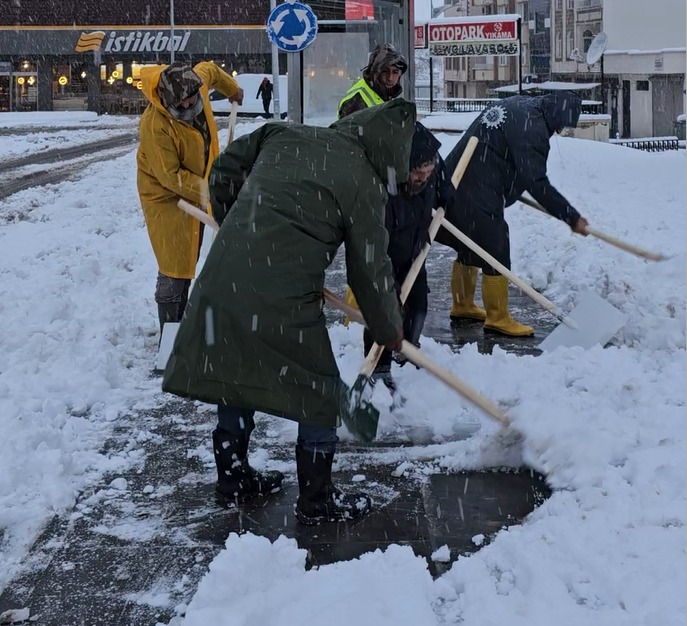 Ekipler Yayaların Güvenliği İçin Sahada